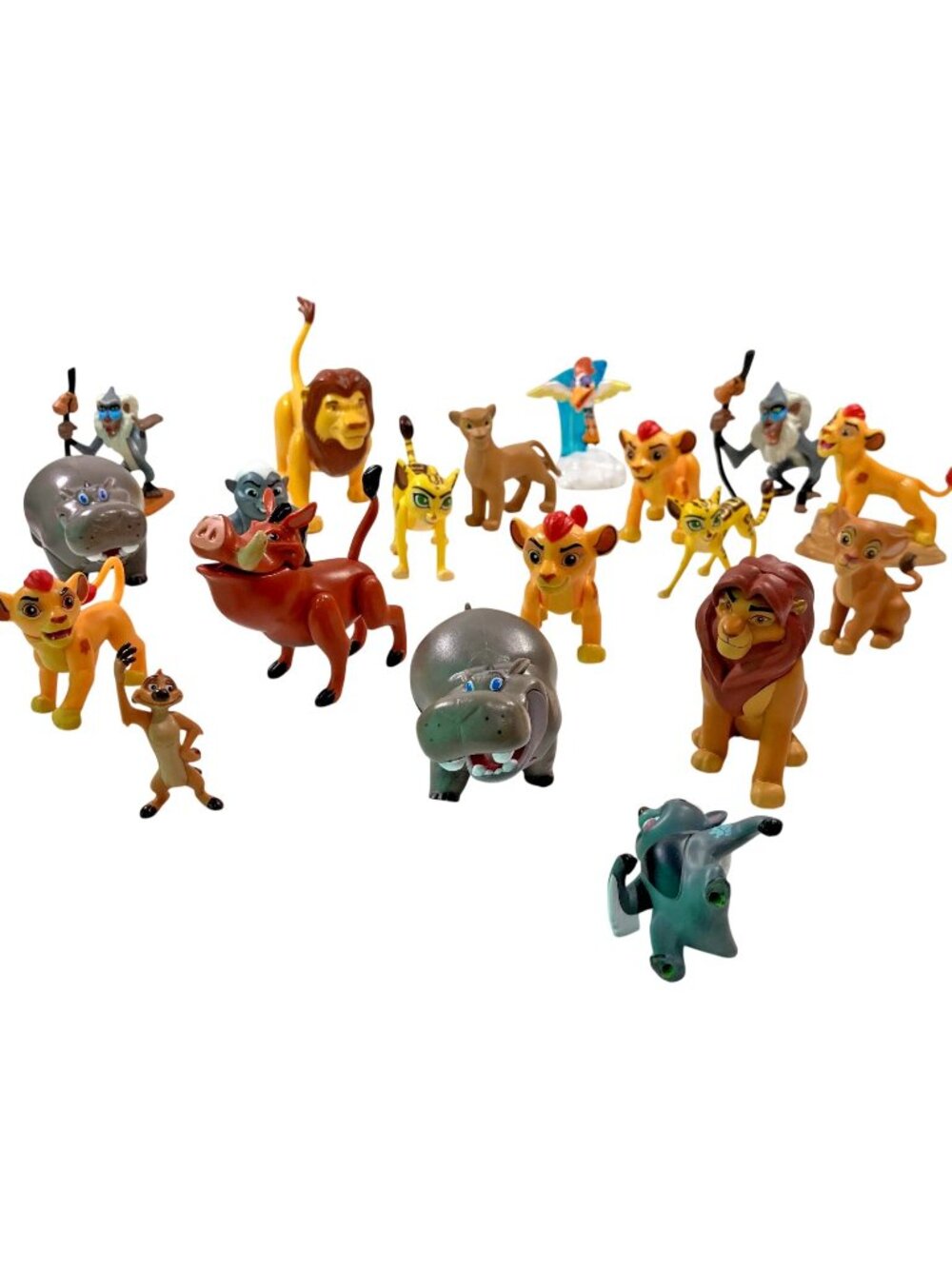 Disney The Lion King Toy Action Figures Simba Mufasa Pumba Nala Zazu Timon Vtg